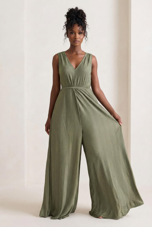 Nahota Kanma Saeeda jumpsuit in laurel green